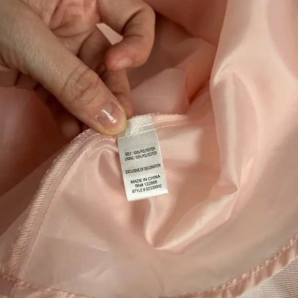 Lilt girls size 14 pink flutter sleeve tulle skirt with rose gold butterfly - Picture 4 of 8